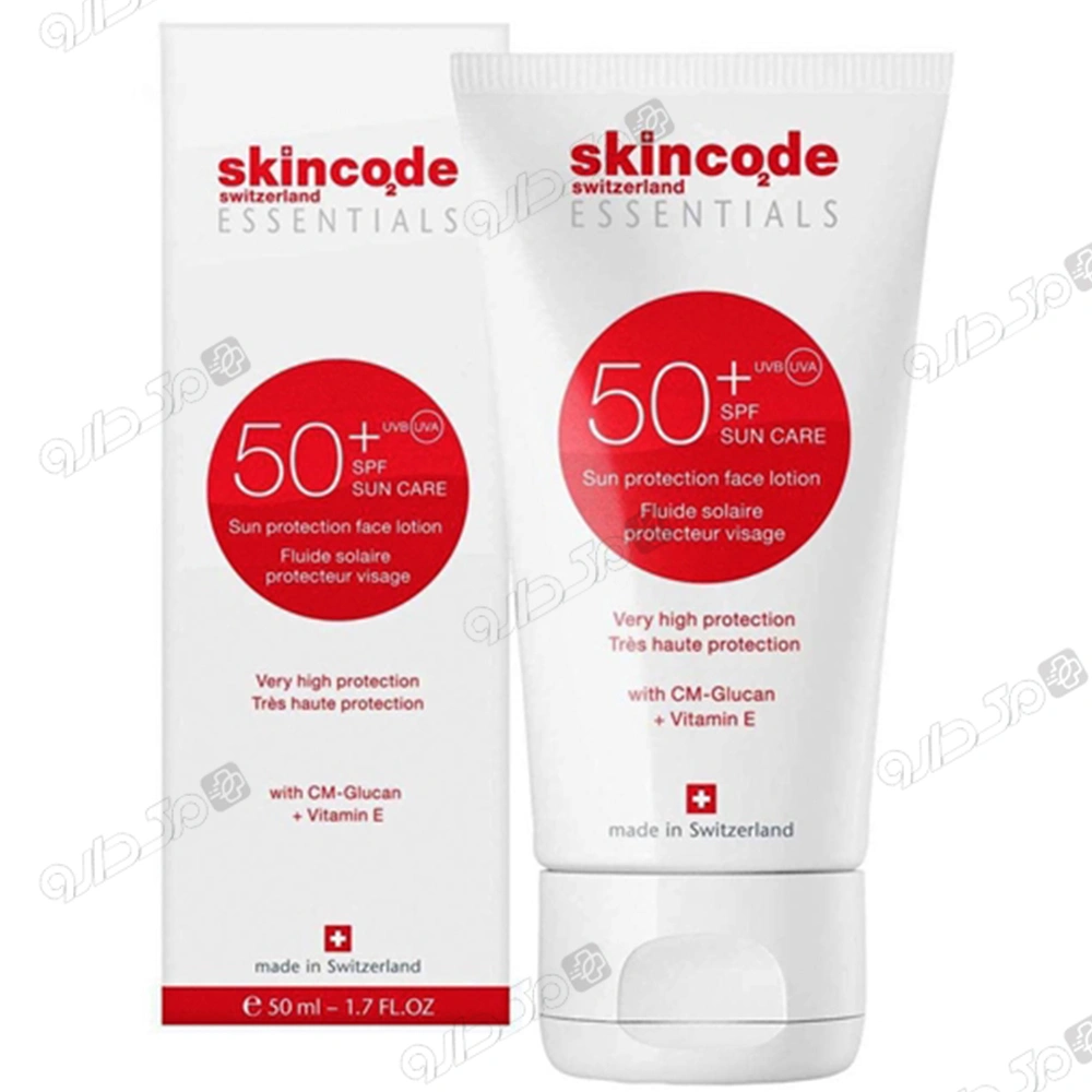 لوسیون ضد آفتاب SPF50 اسکین کد